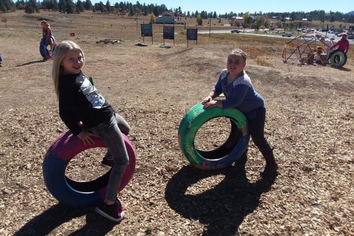 PHOTO ESSAY: First Graders Learning 'Playground Design' at Pagosa Peak Open School