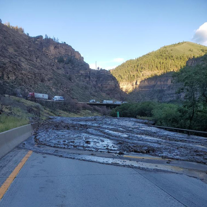 Interstate 70 Closed By Mudslide In Glenwood Canyon Pagosa Daily Post News Events And Video For 3854