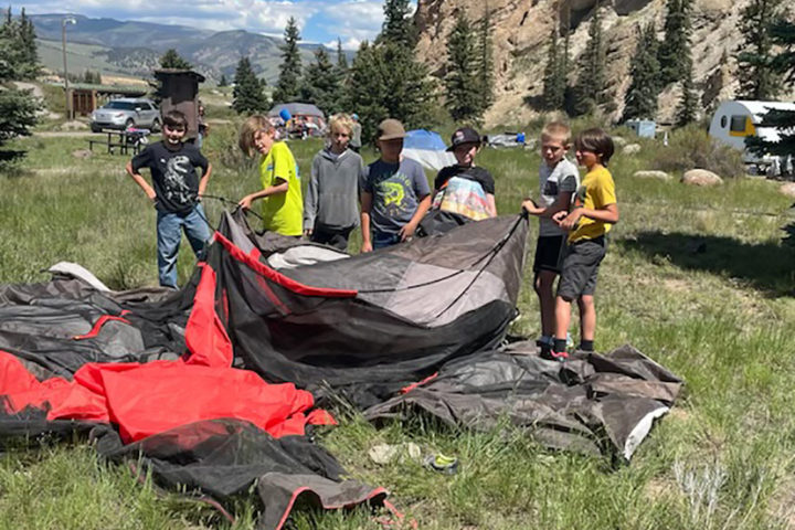 Pagosa Peak Students Go Camping to Learn Civics