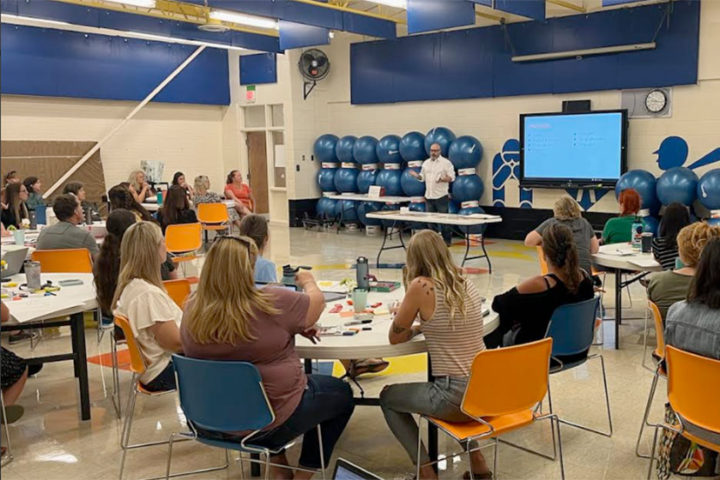 District Staff, Superintendent Holt, Gather to Begin the 2022-23 School Year