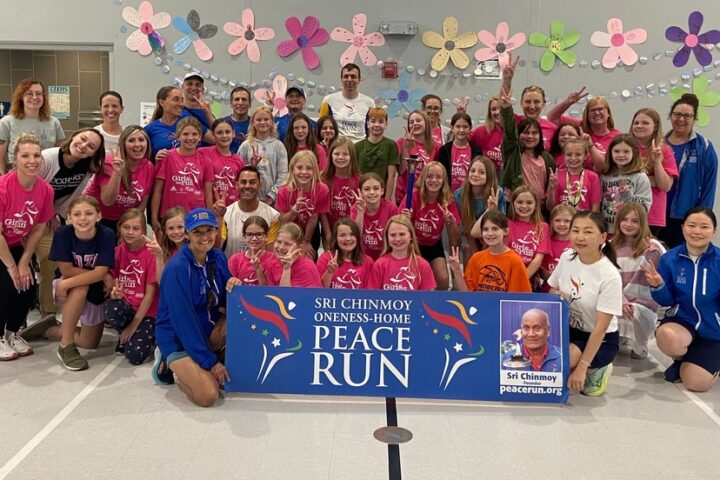 'Peace Run' Carrying the Torch Through Pagosa Springs Today