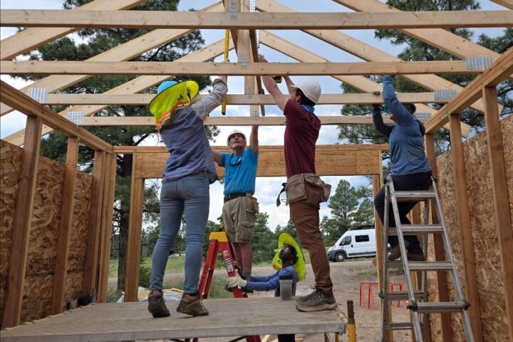 Construction of Three Habitat Homes Ahead of Schedule