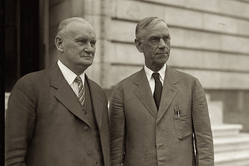 U.S. Senators Willis Hawley and Reid Smoot.