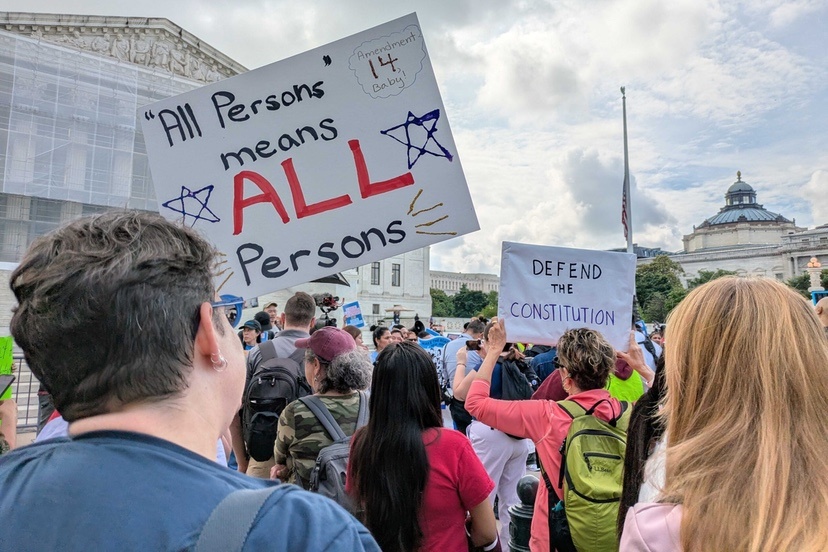 Protests at the Supreme Court, May 15, 2025.