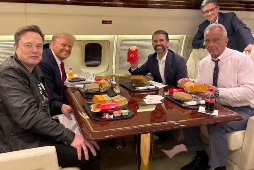 The Broligarchy enjoying happy meals.