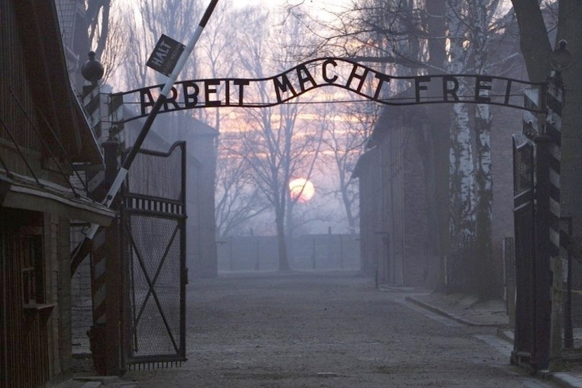Entrance to Auschwitz