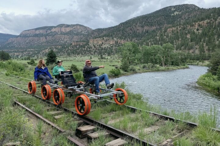 Riding the Rails, Literally, in South Fork, Colorado